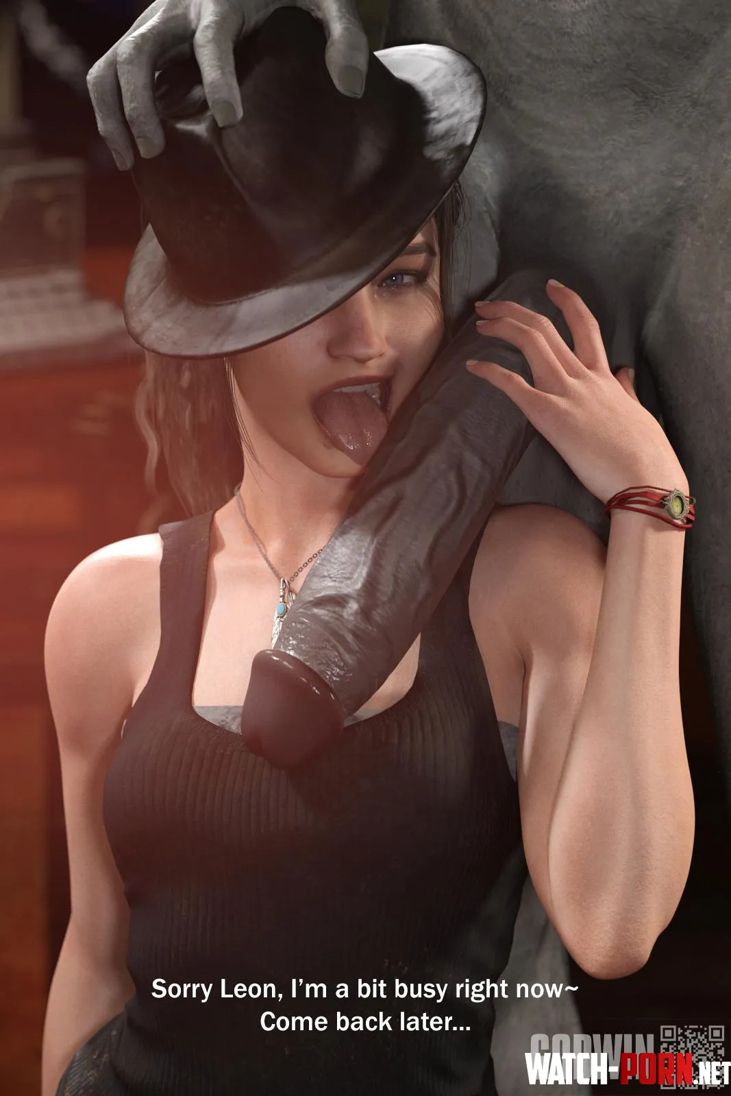 Claire Redfield amp Mr X Godwin Resident Evil 2 by NeroXLIV