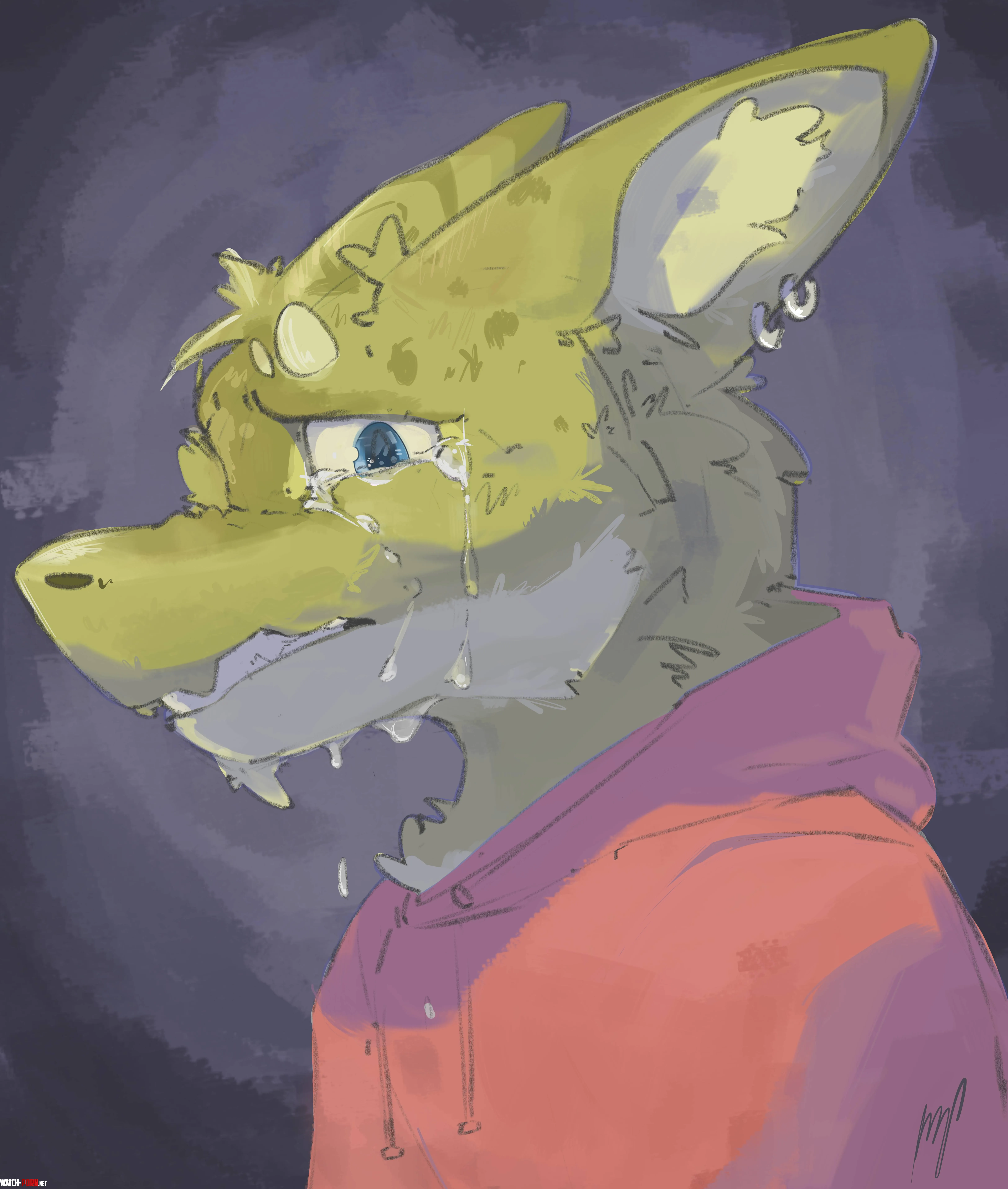 Stressed art by me by PyMango