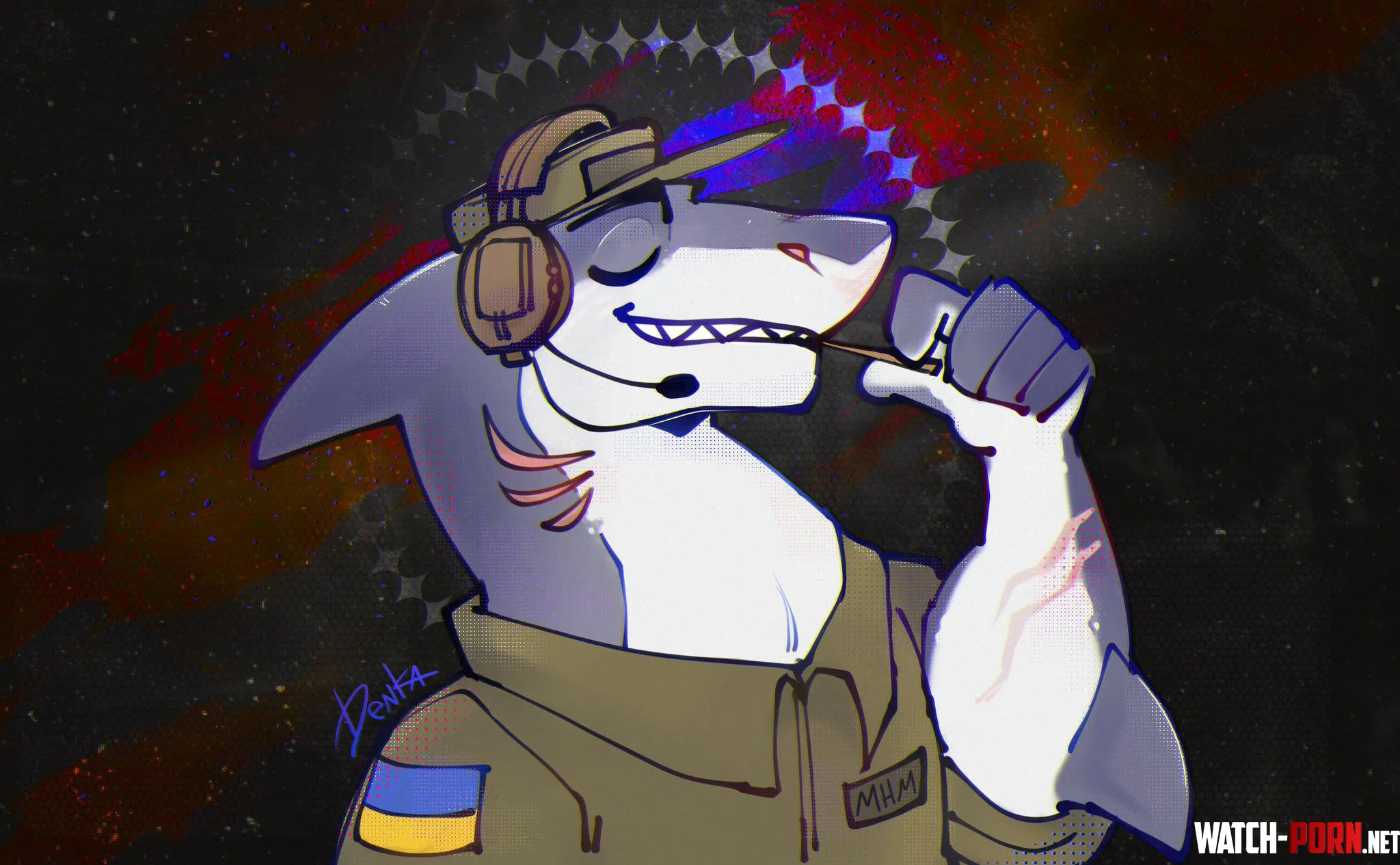 Shark  by me by Denka_art