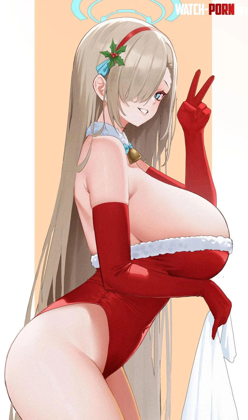 Christmas themed bodysuit Asuna  by marxsander2016