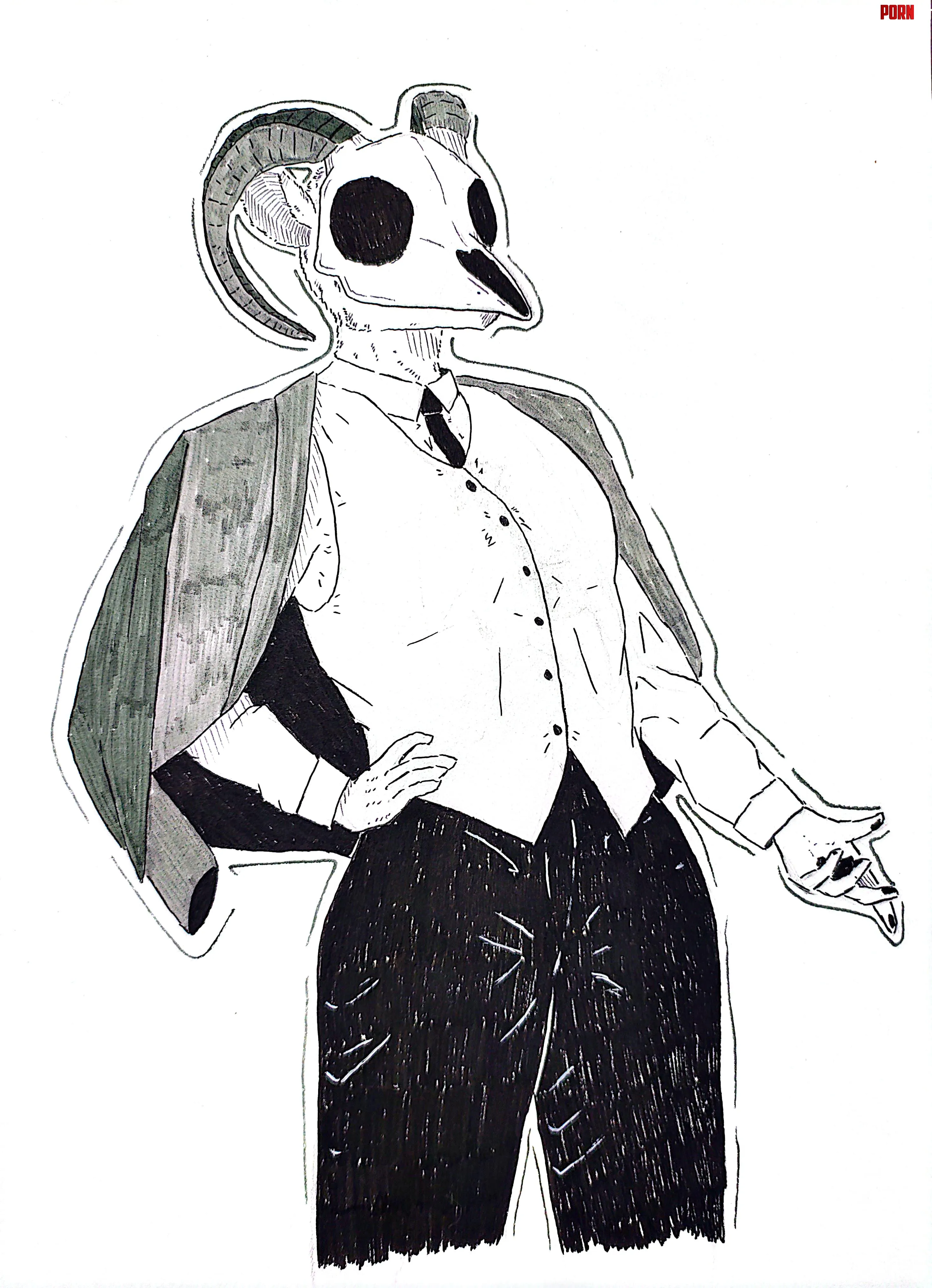An elegant lady goat  by Certain_Wheel_221