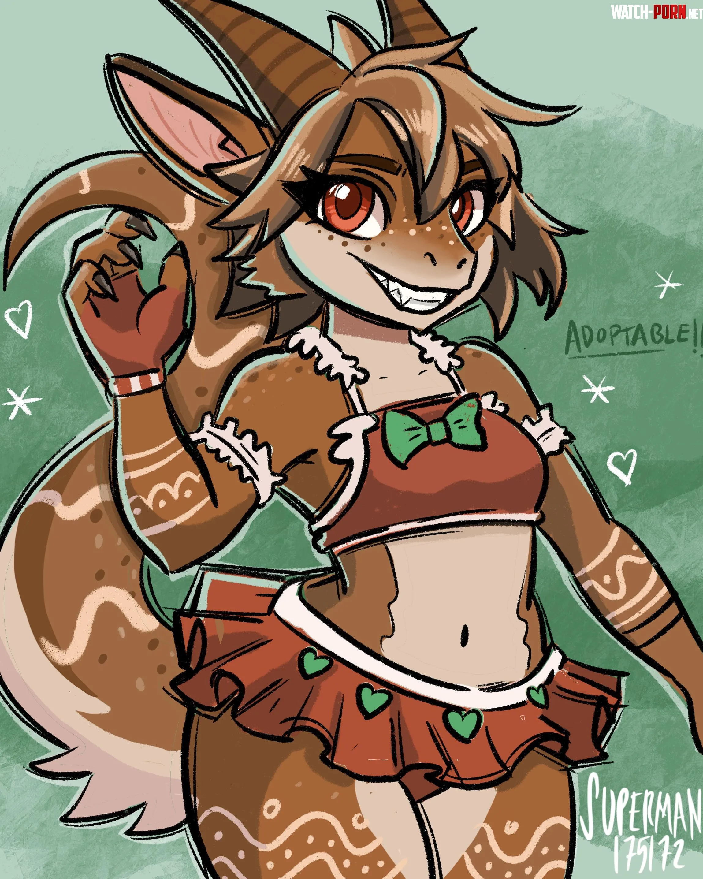 Gingerbread Kobold Design Adoptable by superman175172