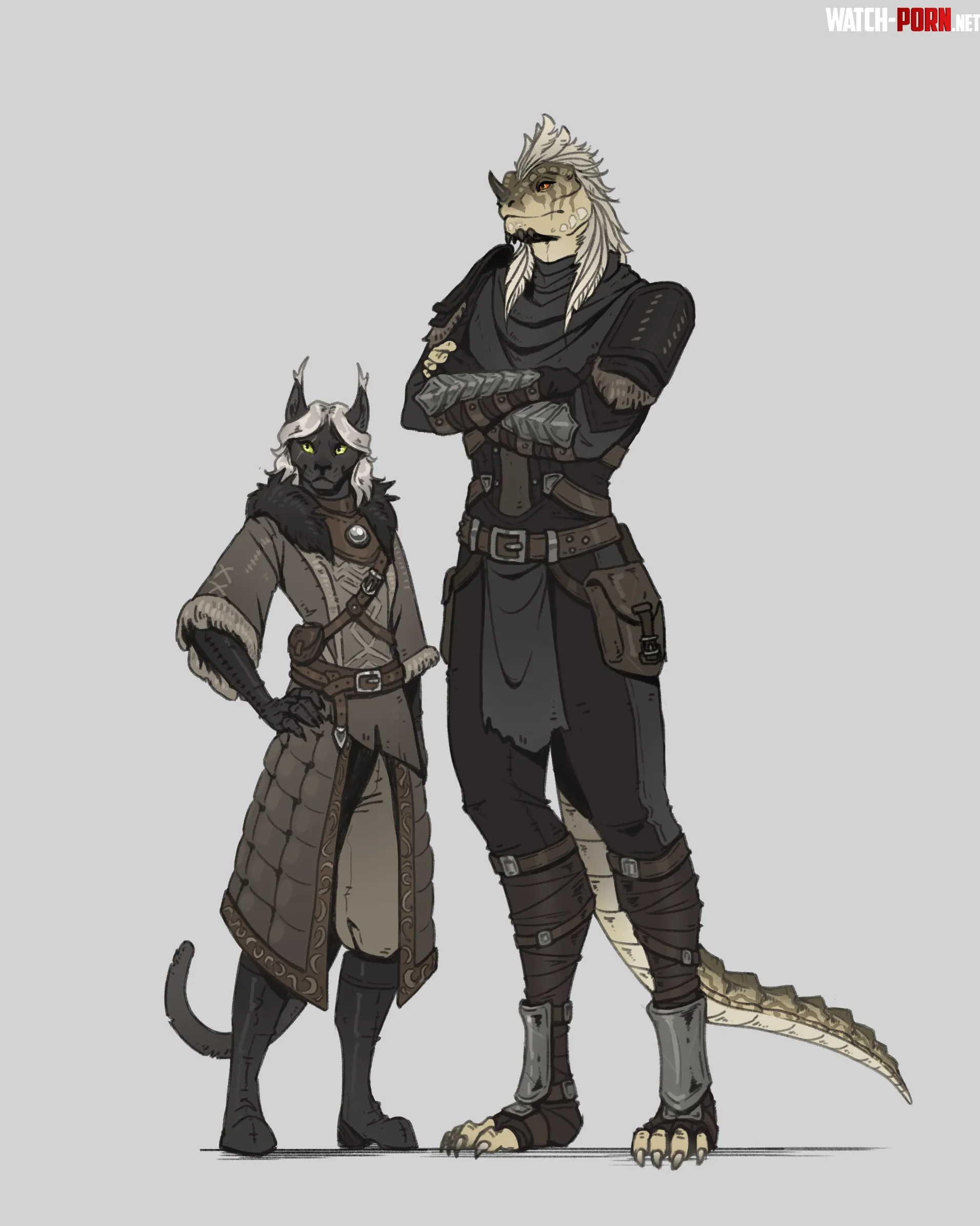 ESO player characters Izumi and Visions commission work by me  by Ronjaki