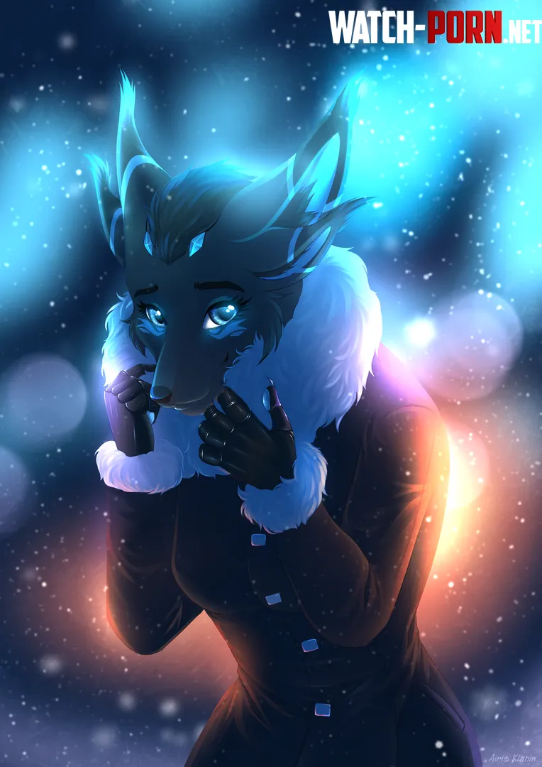 Winter lights completed YCH by AirisKiahin