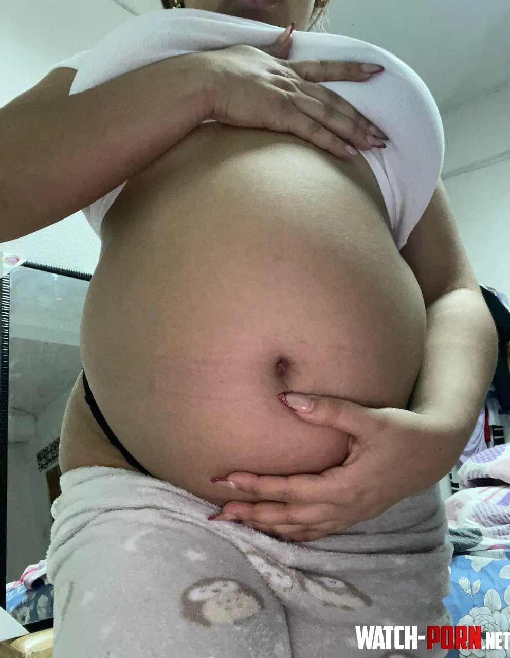 Round and smooth belly ready to grow by Kbellystuff