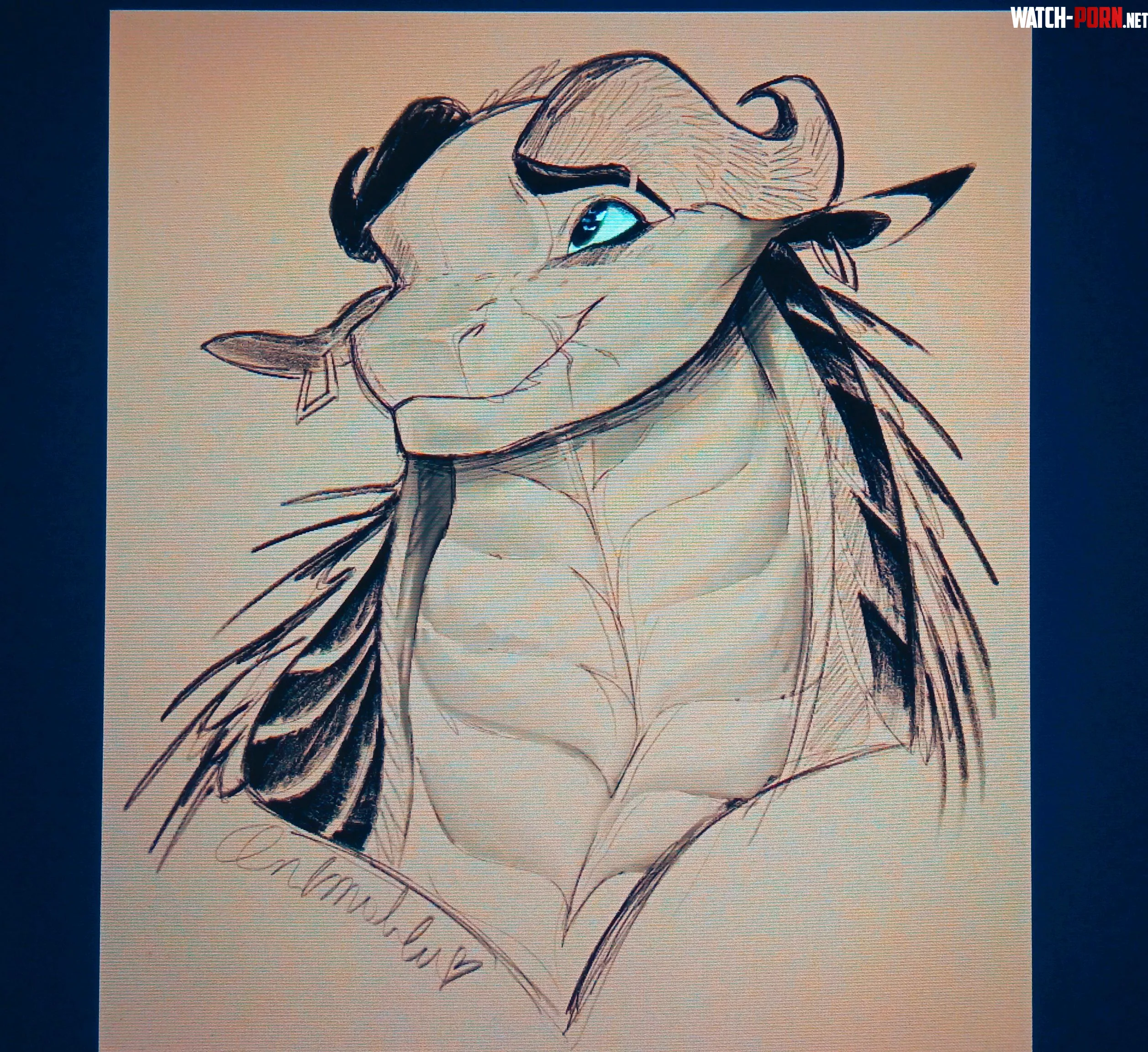 dragon  art by me by animablu