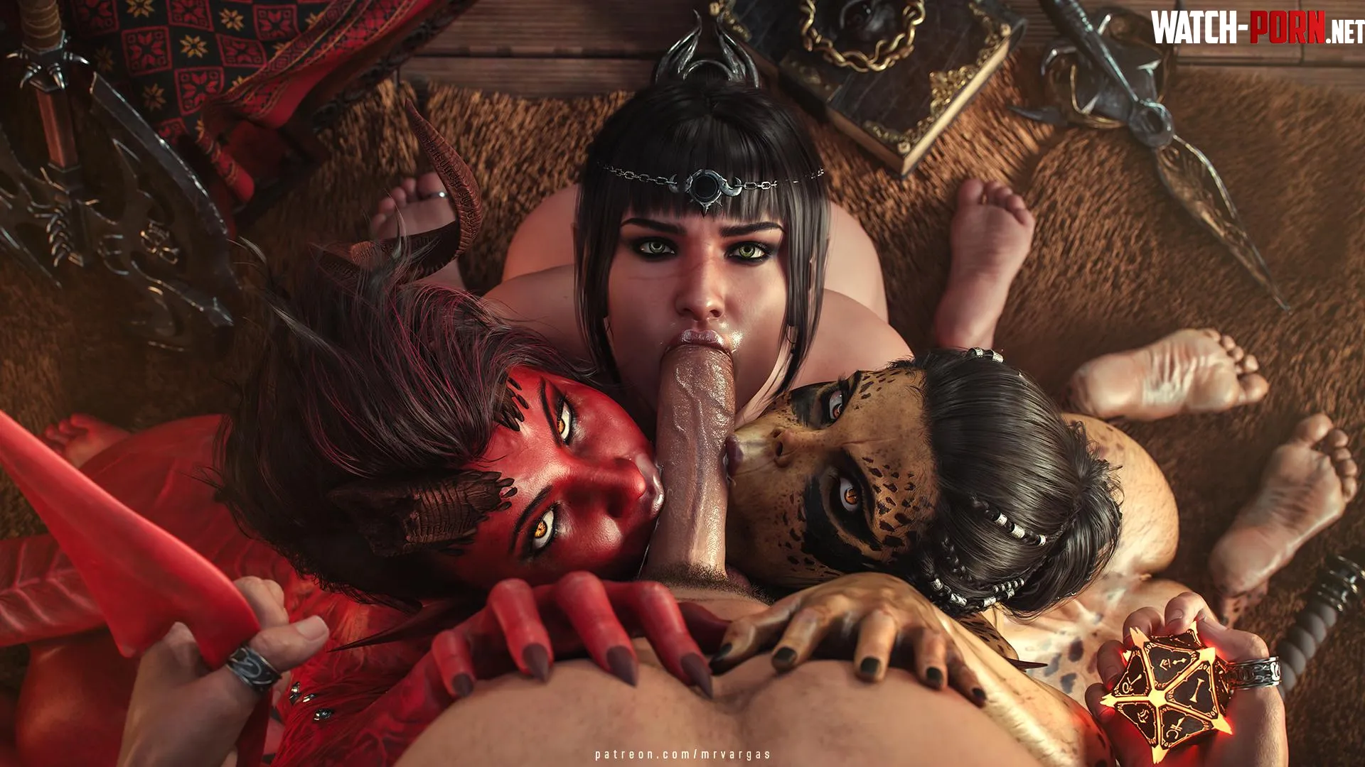 Karlach Shadowheart amp Laezel  Balduran Job Mr Vargas Baldurs Gate 3 by EroMestre