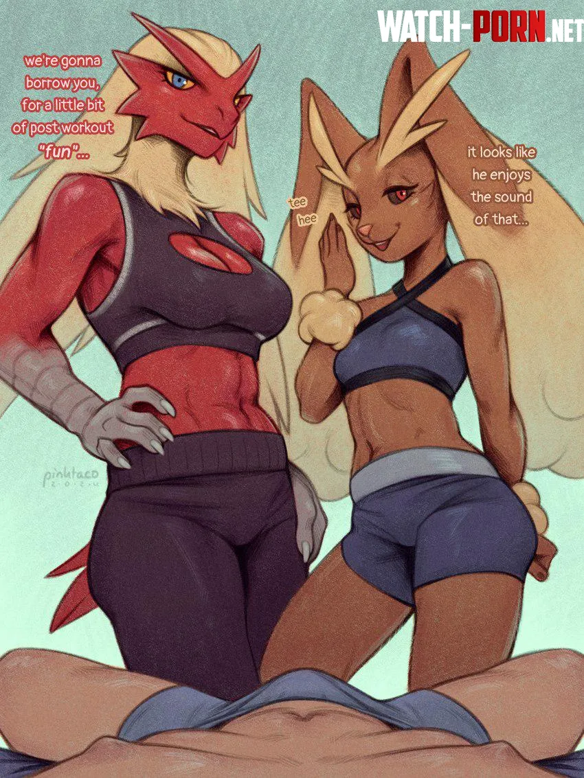 PostWorkout Fun MFF pinktaco by A_MASSIVE_PERVERT