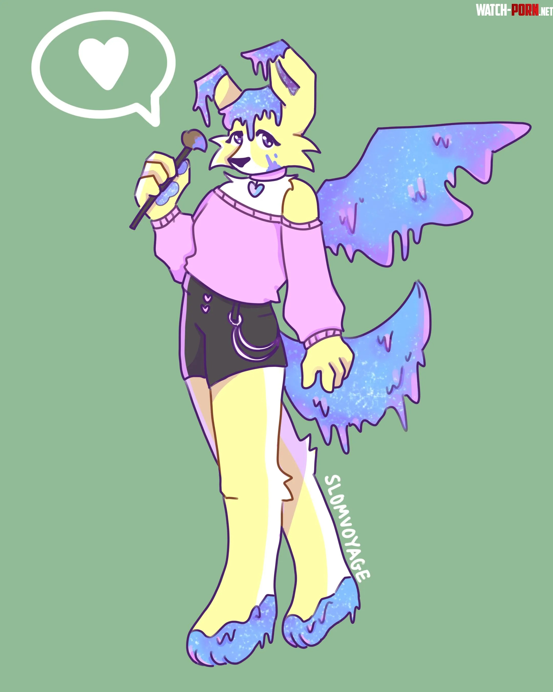Redrew an old oc  by slommysliders
