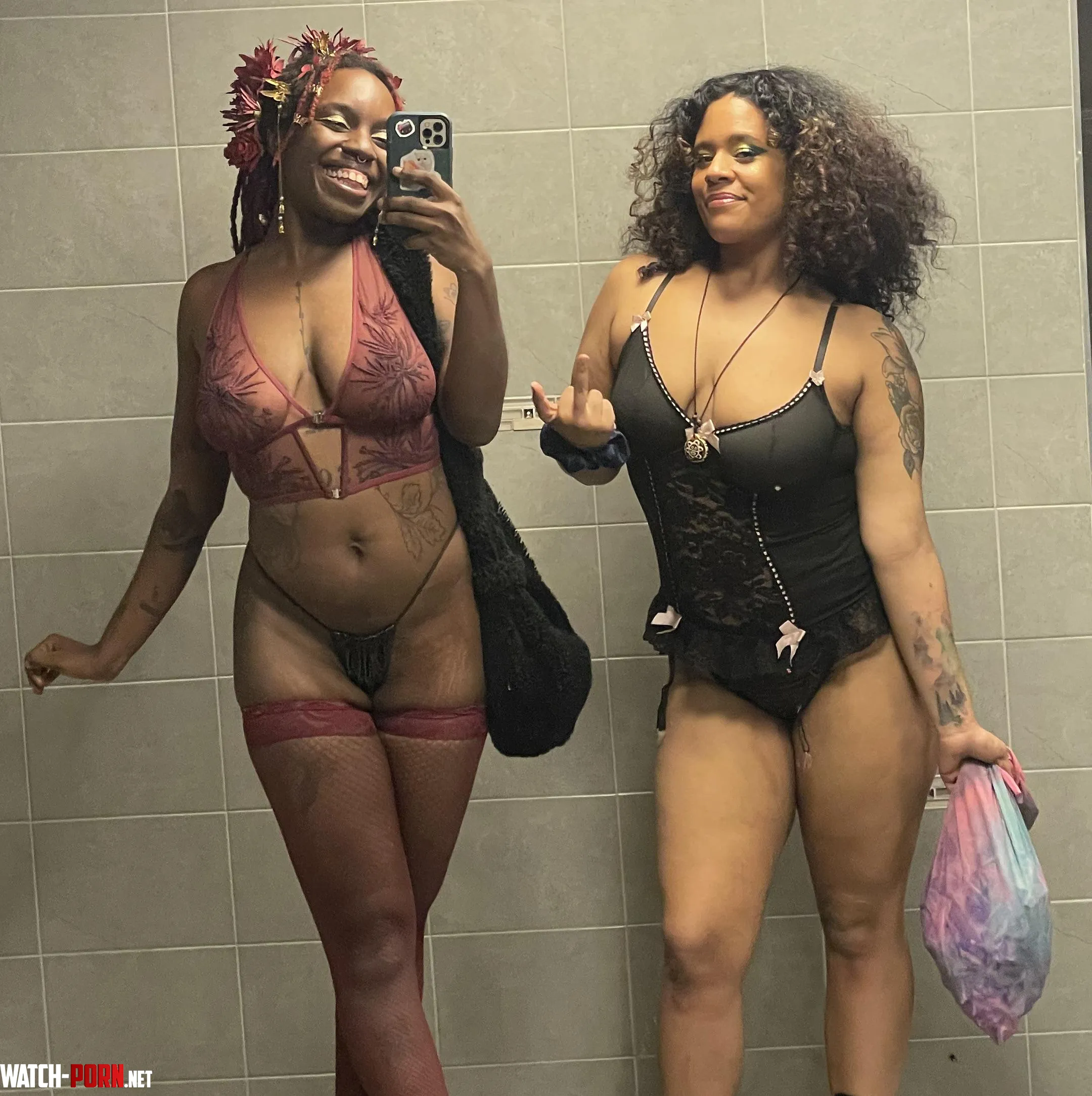 Mirror selfie at the strip club by PiscesandClassy