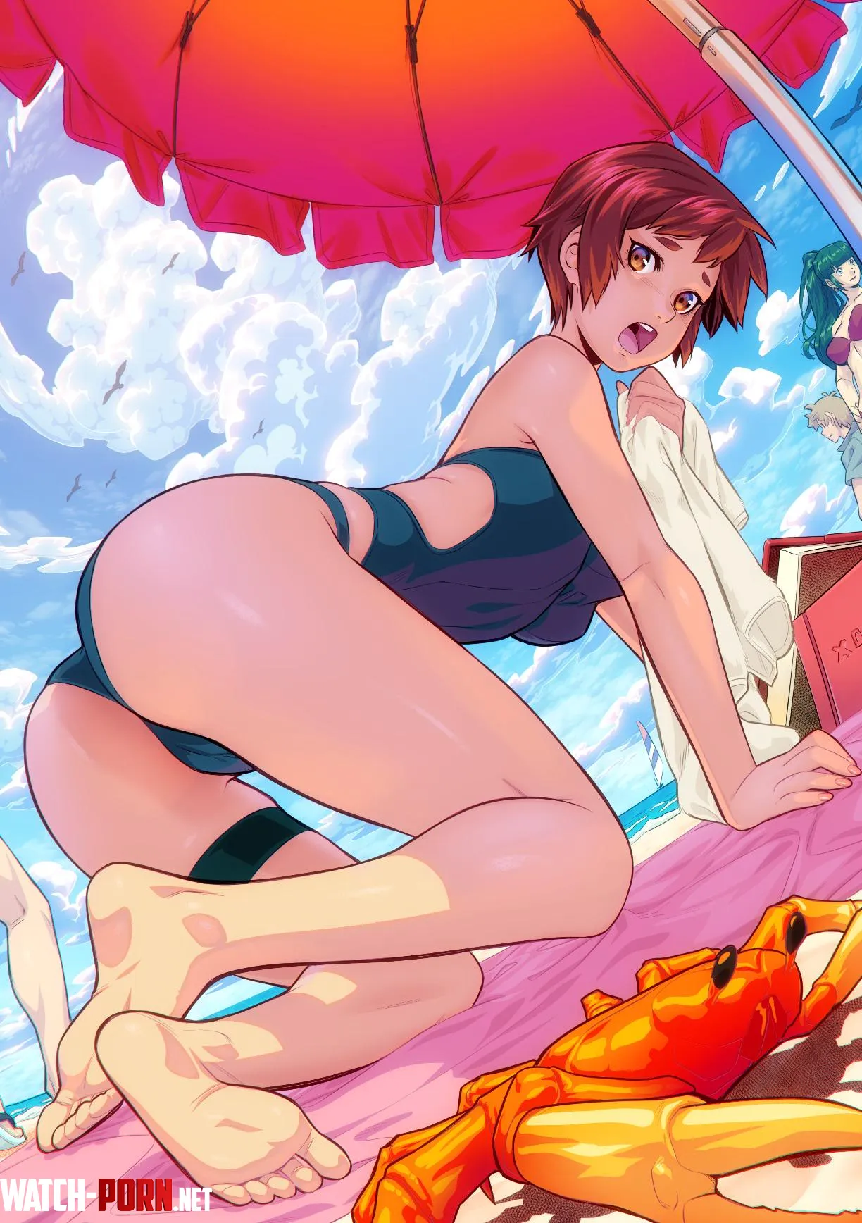 OC Kei from WiFi Wars Speedometer in Swimsuit by Mangatellers