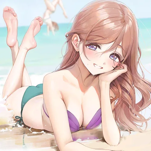 Thumbnail Enjoy a Day at the Beach with Rinami - Read xSaviour_N's Sensational Ecchi Article