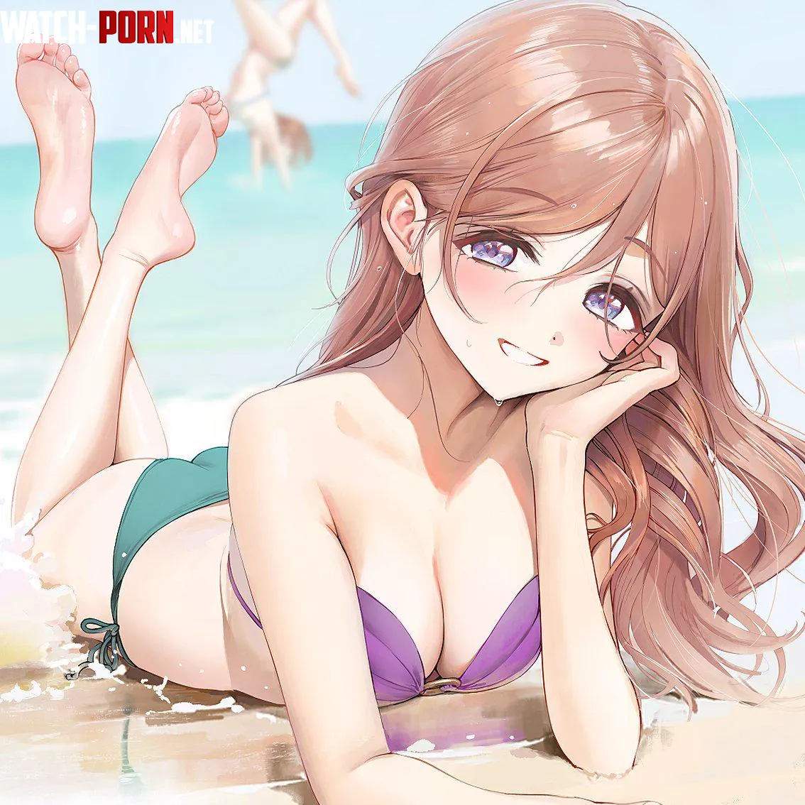 Rinami at the beach by xSaviour_N