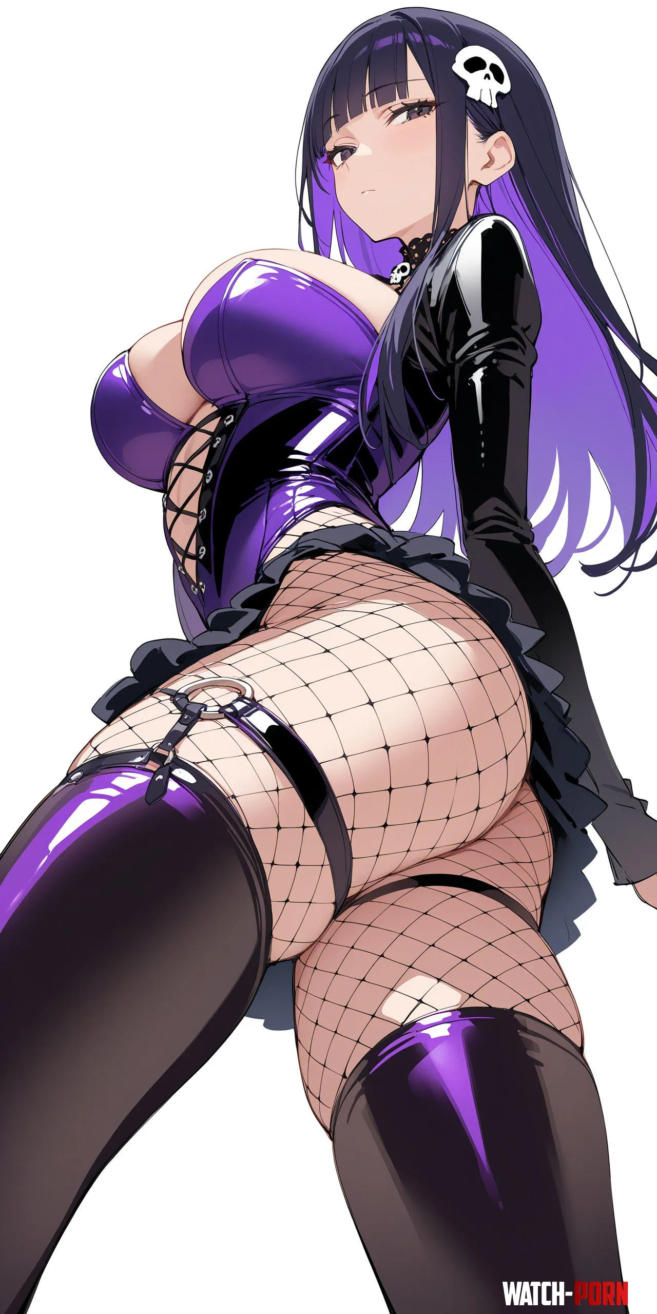 PurpleBlack Goth Thighs  by CheetahSperm18