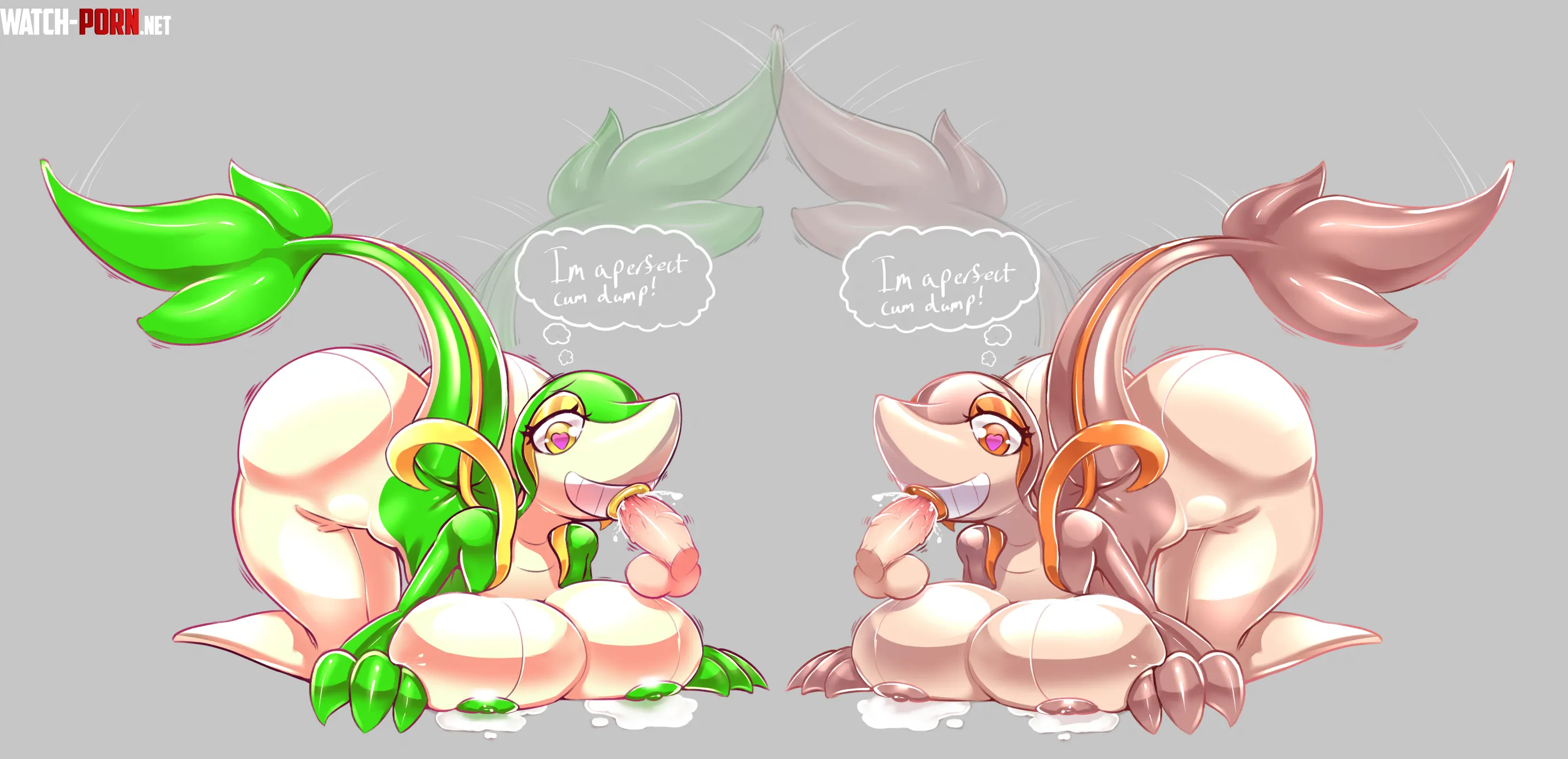 Perfect Snivi existence by Bimboaudino by _Girlfriend_Dearest_