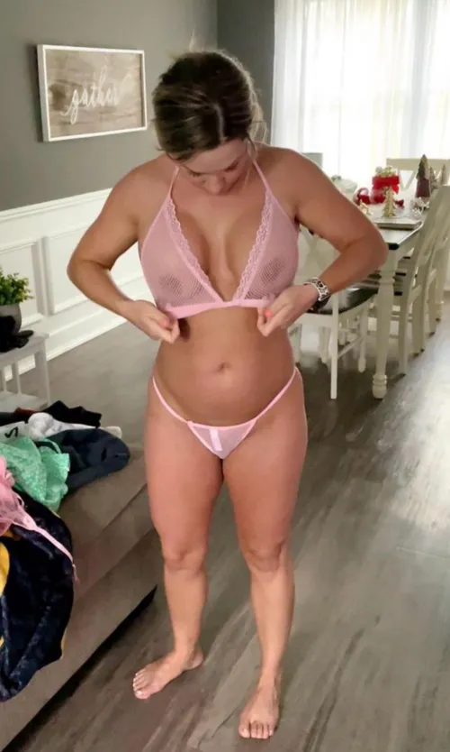 Thumbnail Shy Mom in Lingerie - daver3637 - WifeWantstoPlay