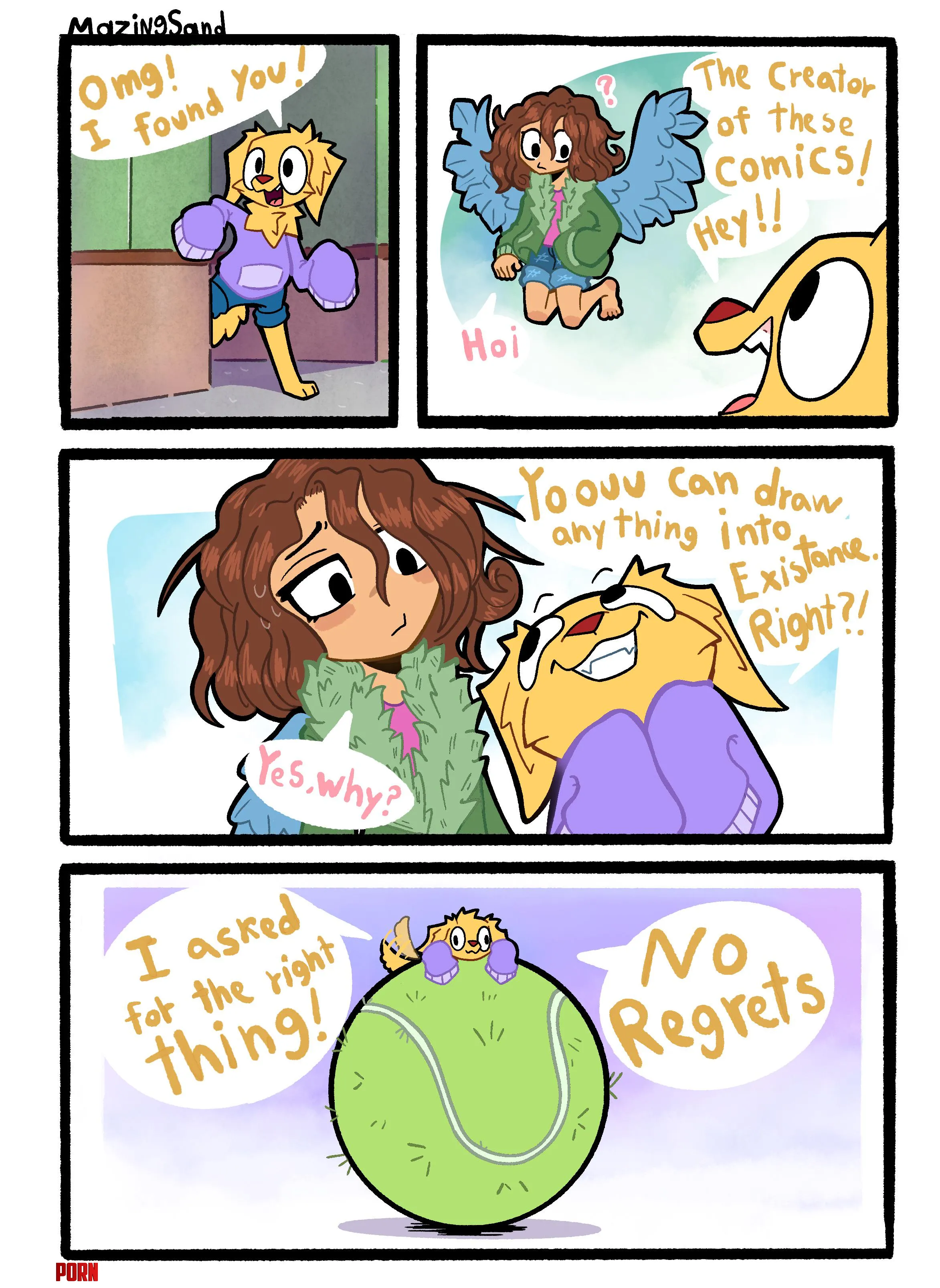 A MazingDOG COMIC The creator by me from 2022 by MazingSand