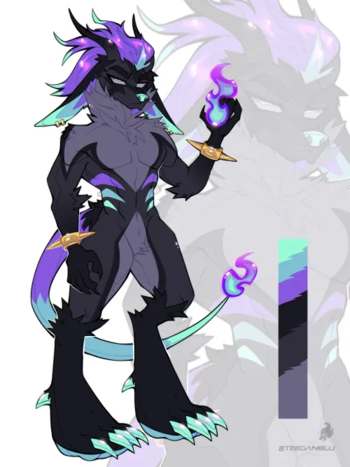 Thumbnail Adoptable Created by Teeganblu: Art Claimed | Furry Category