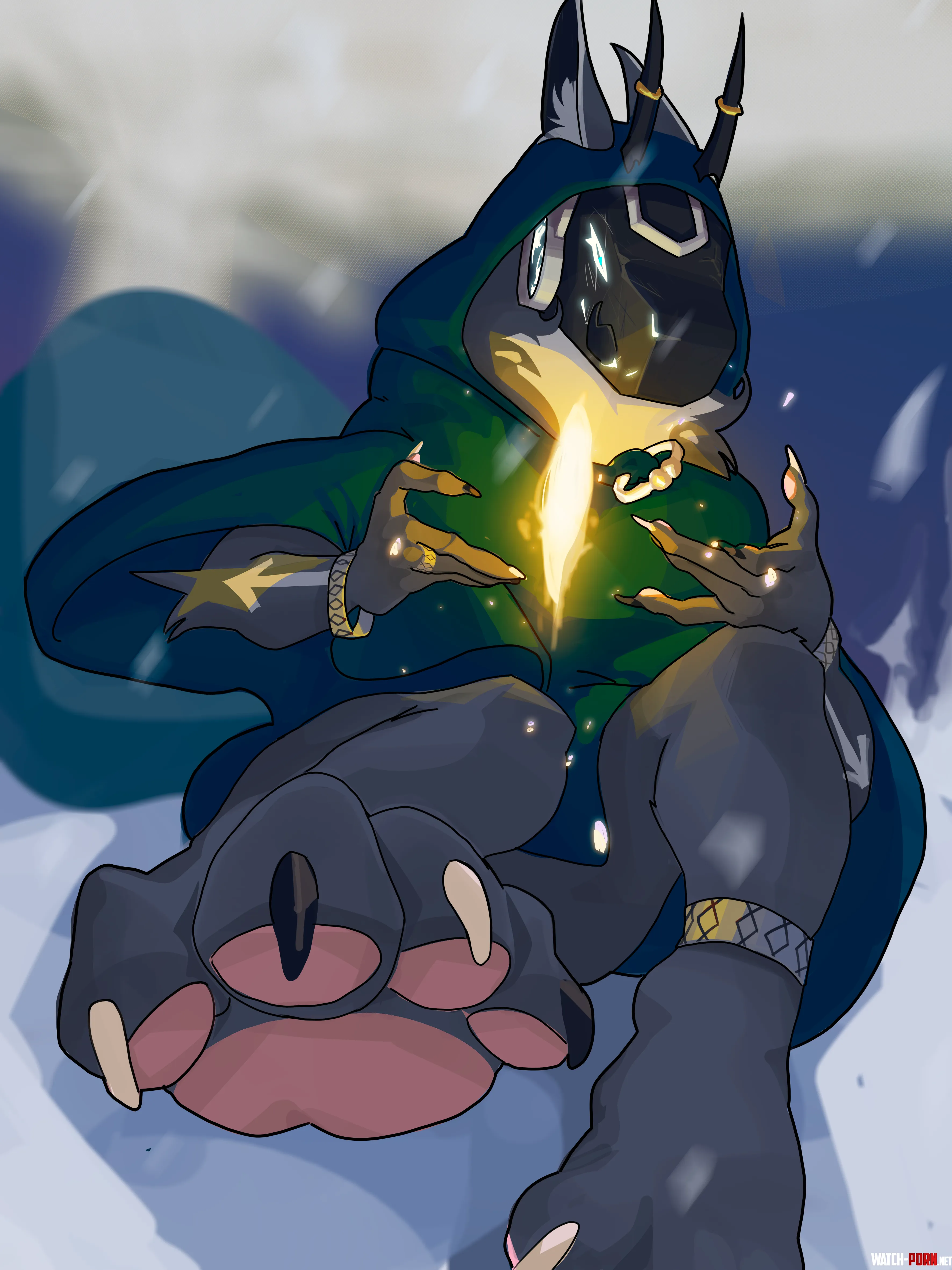 protogen commission by Business-Rise-7366