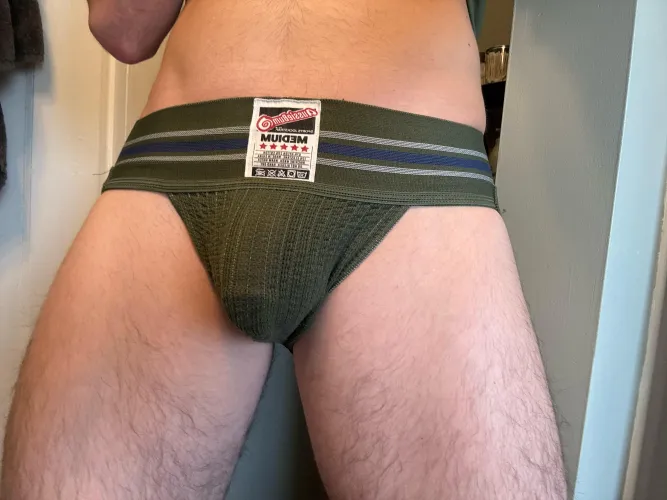 Thumbnail Dhutbat's Photo at 28 - A Bold Bulge Statement