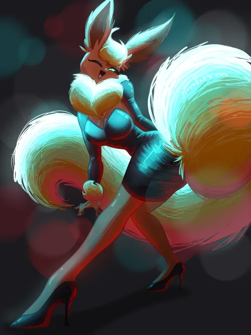 Thumbnail Party Vibes: Flareon's Personality Revealed | furry