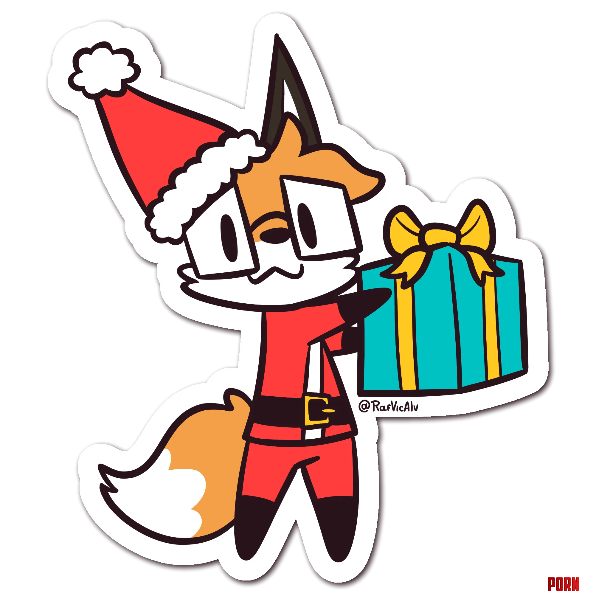 Present from a fox by me by RafVicAlv