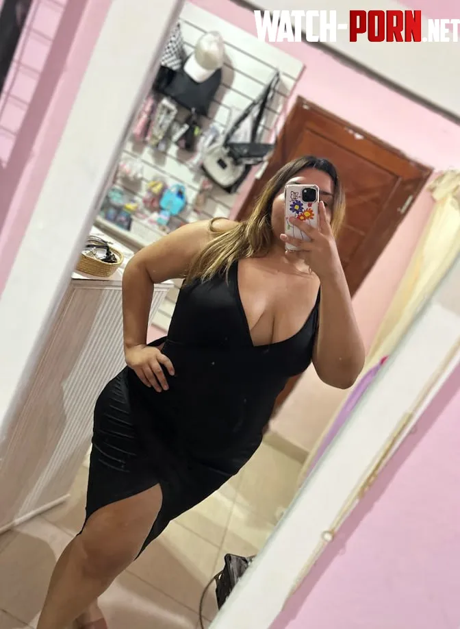 just my black tight dress by pinkypepperxo