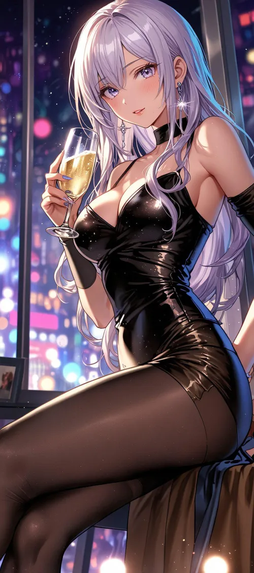 Thumbnail Glass of Champagne: A Sensual Dive into Thighdeology by CheetahSperm18