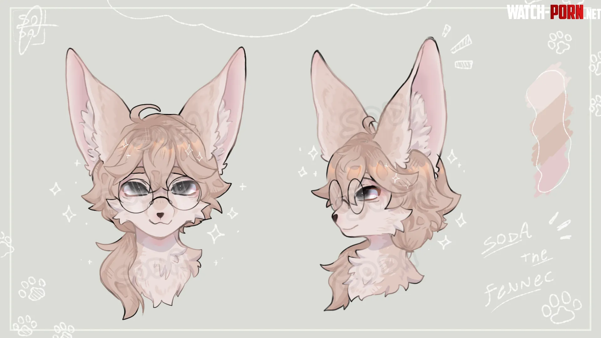 A little draw of my Fursona  by Born_Paint845