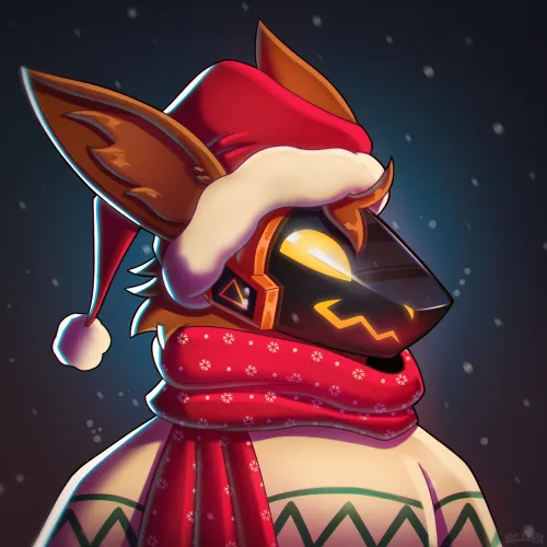 Thumbnail Christmas Icon Commission: Furry Art by Bill_Starkk