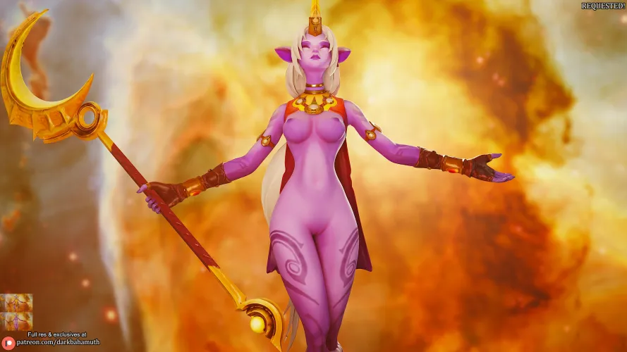 Thumbnail Soraka Divine: Artistic Interpretation by Darkbahamuthh