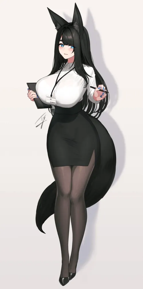 Thumbnail Jaxx1992's Foxy Secretary - A Mysterious Temptation