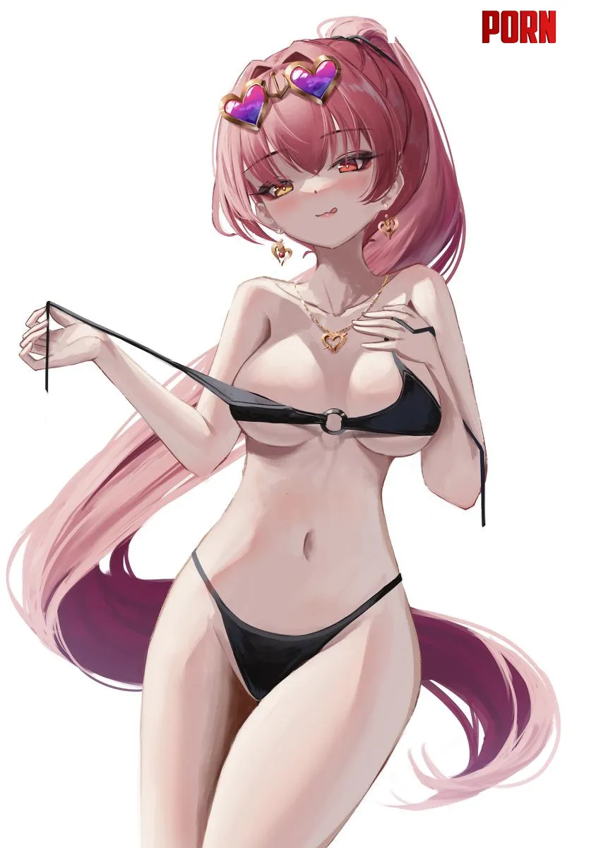 Removing her bikini by AnimeChan39