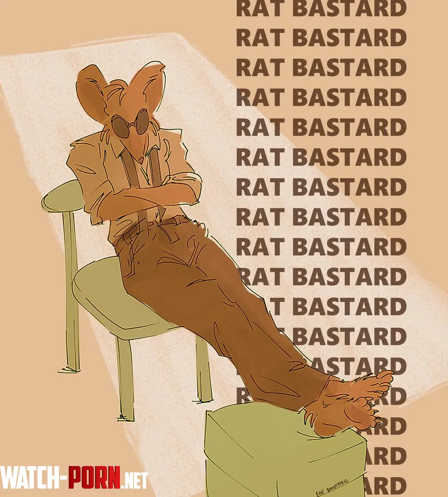 Rat bastard own art by sleazyratbastard
