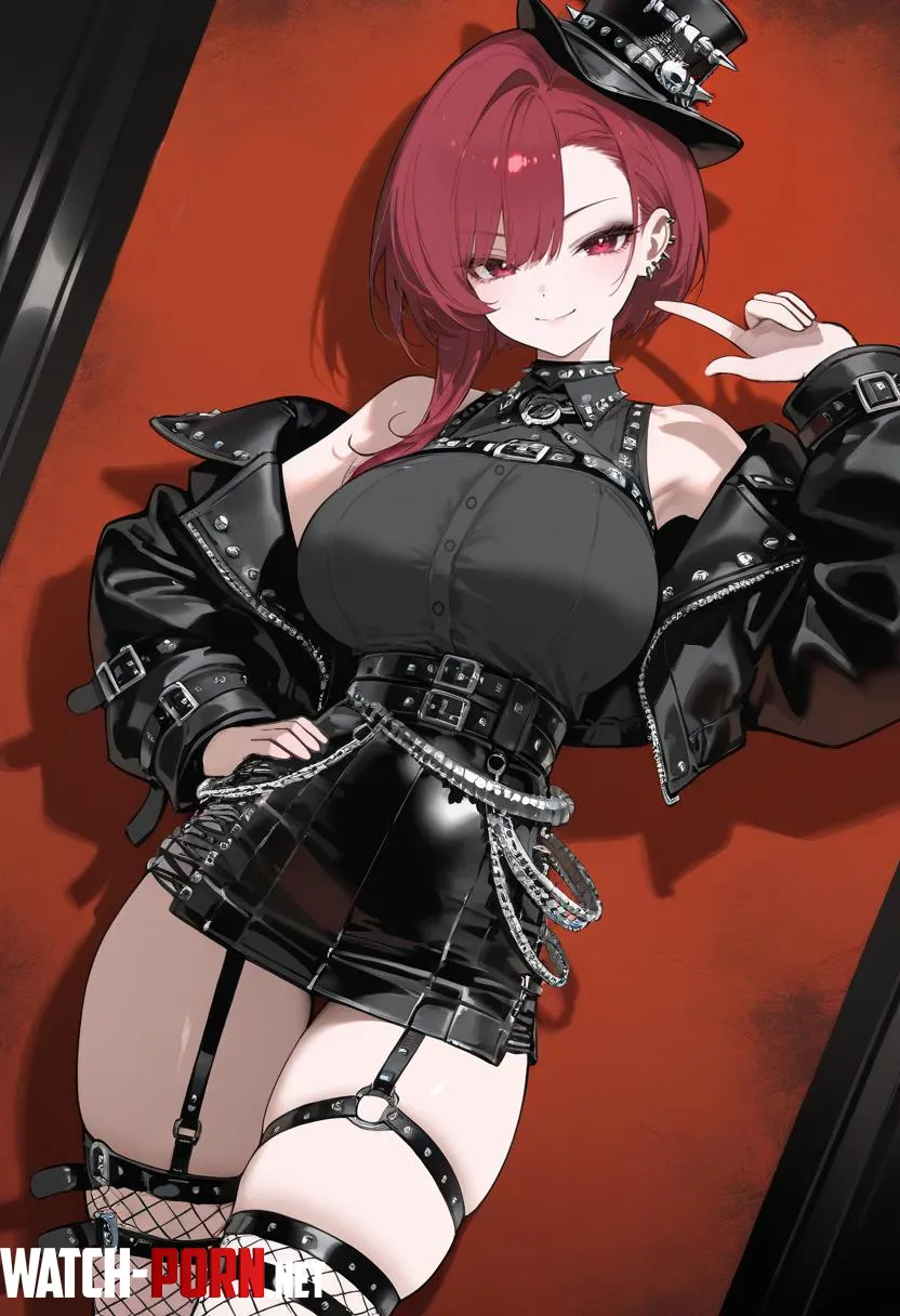 Leather Outfit  by CheetahSperm18