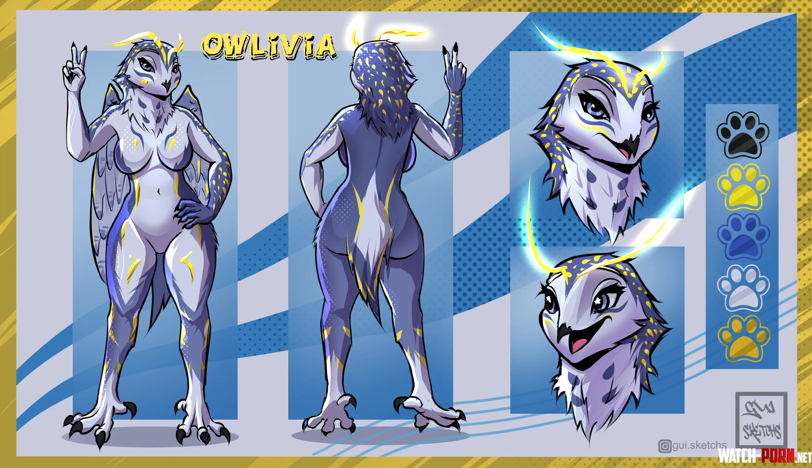 My new OC Owlivia Comms are open   By Me  by gui_sketchs