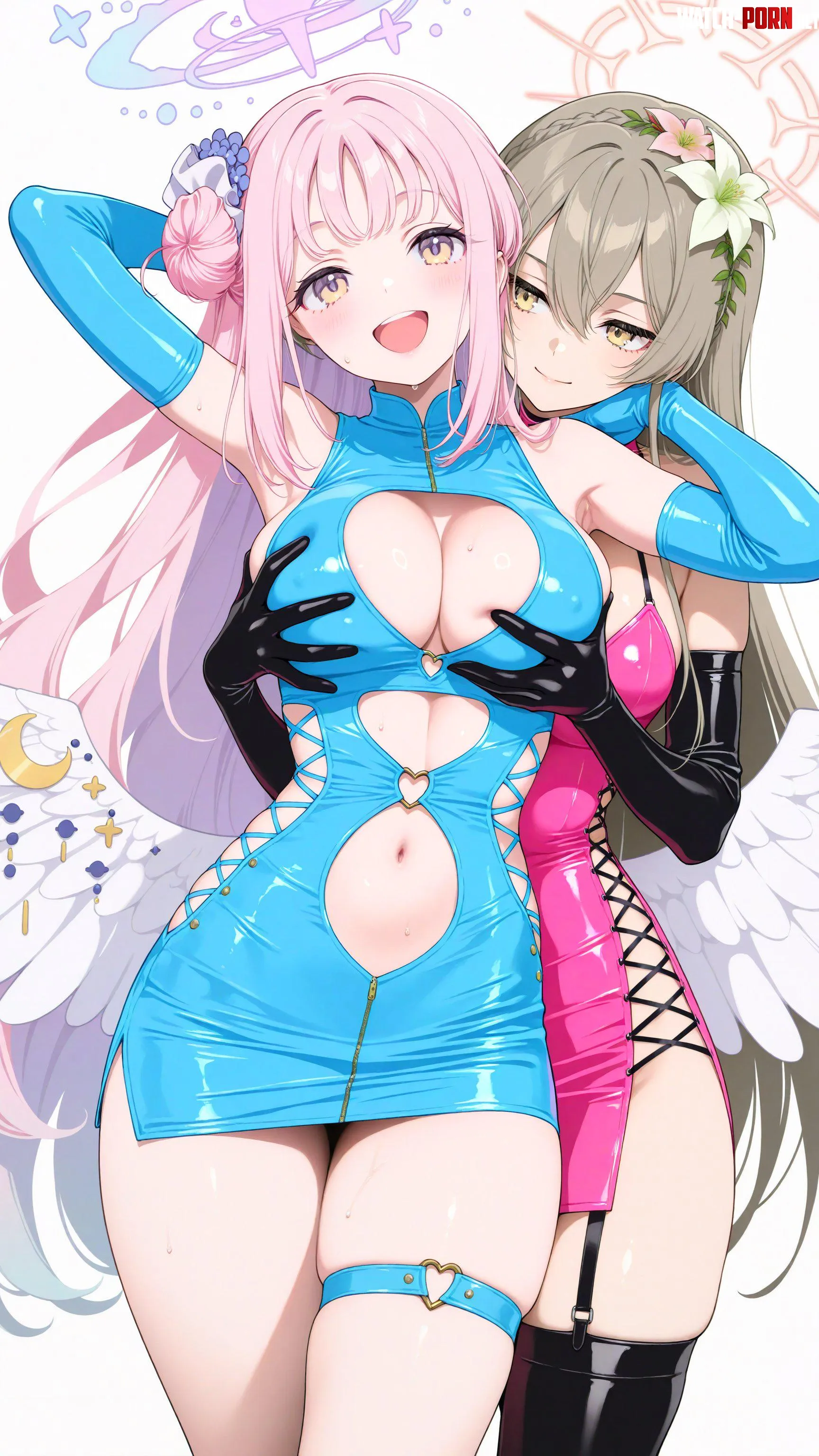 Mika amp Nagisa Blue Archive by CheetahSperm18