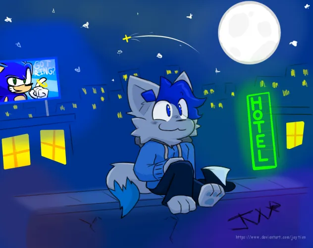 Thumbnail Night Sky Artistry: Hot_Result_9633's mesmerizing furry creations