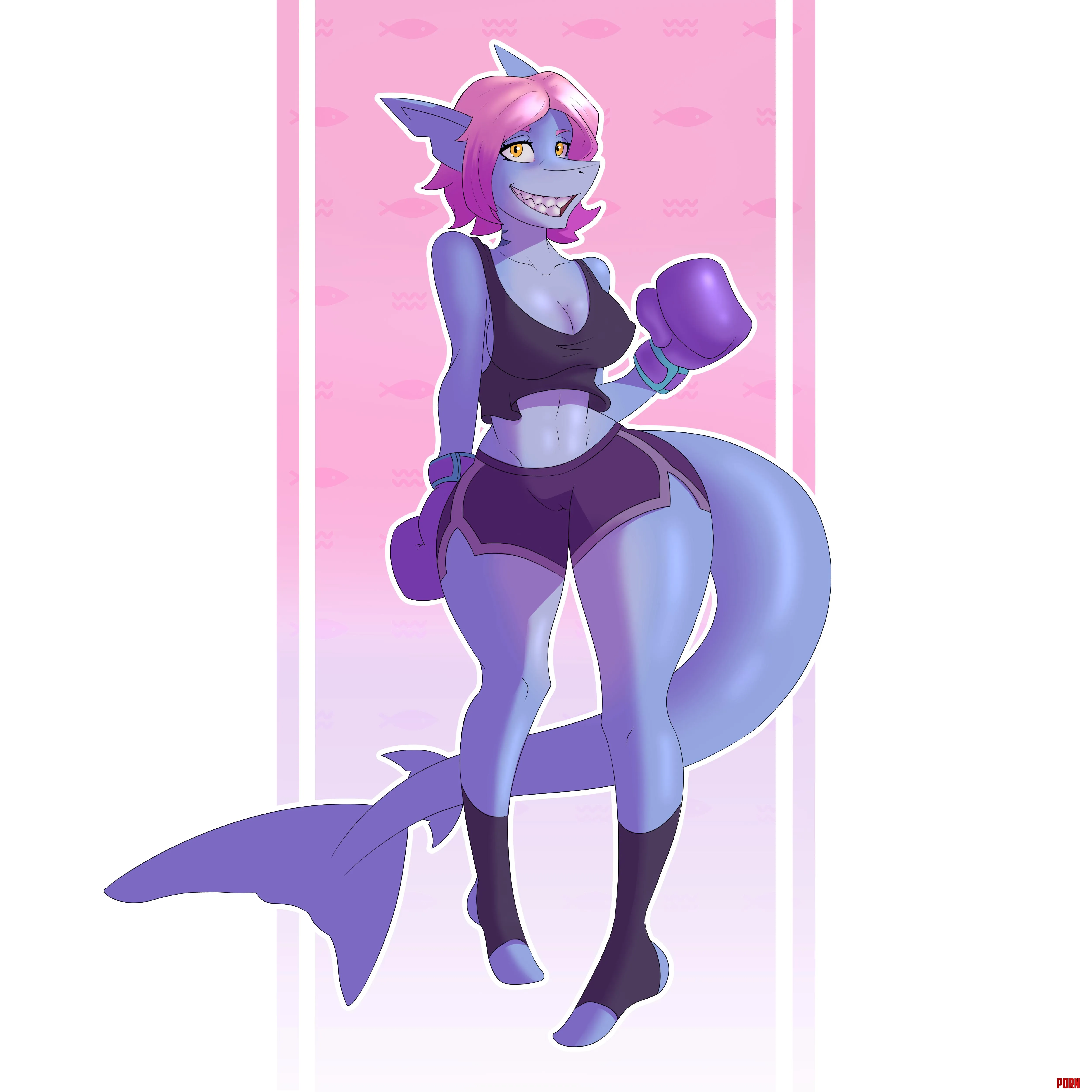 Cute face and heavy hands art by me by MBordallo