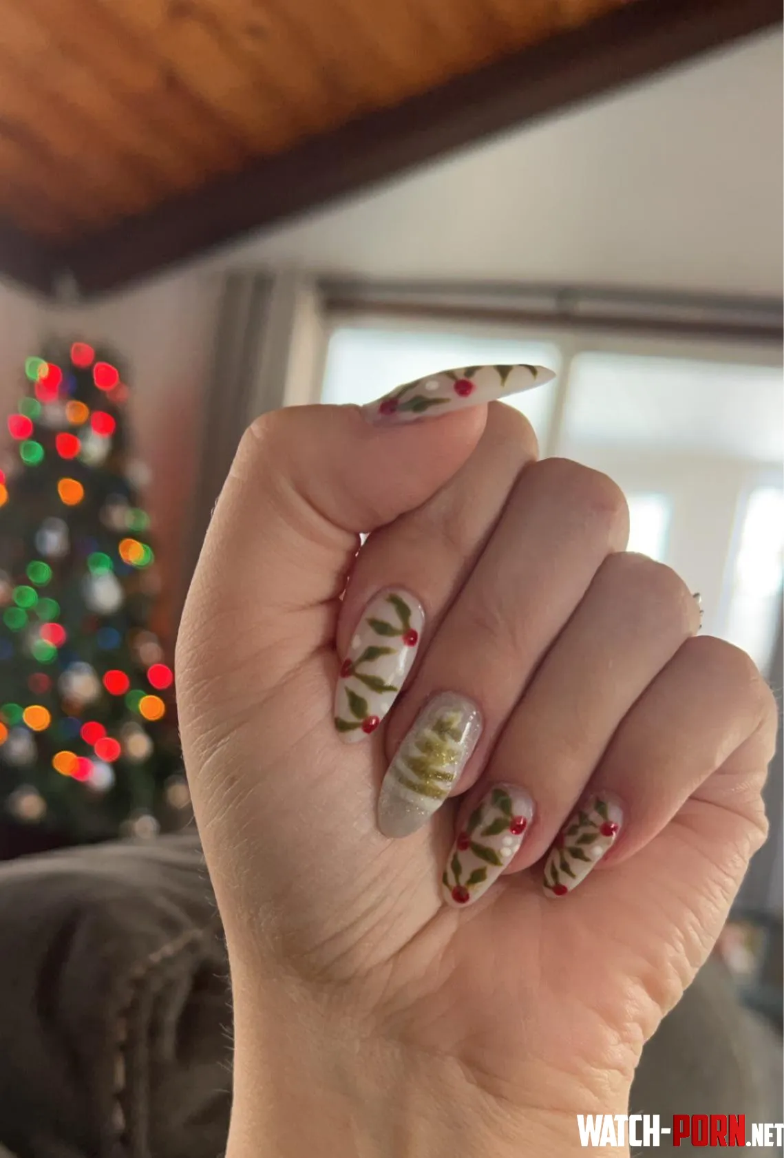 Free hand Christmas design  by ThiccWhiteCakes