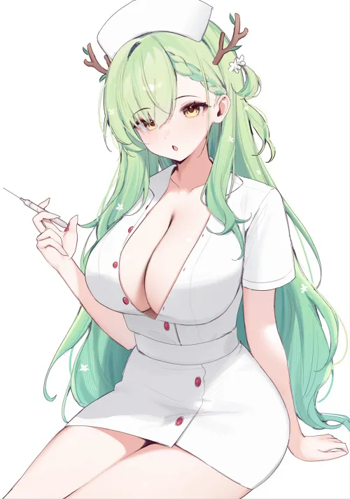 Thumbnail BigAnimeTiddies Feature: Sexy Fauna Hololive Nurse Unveiled