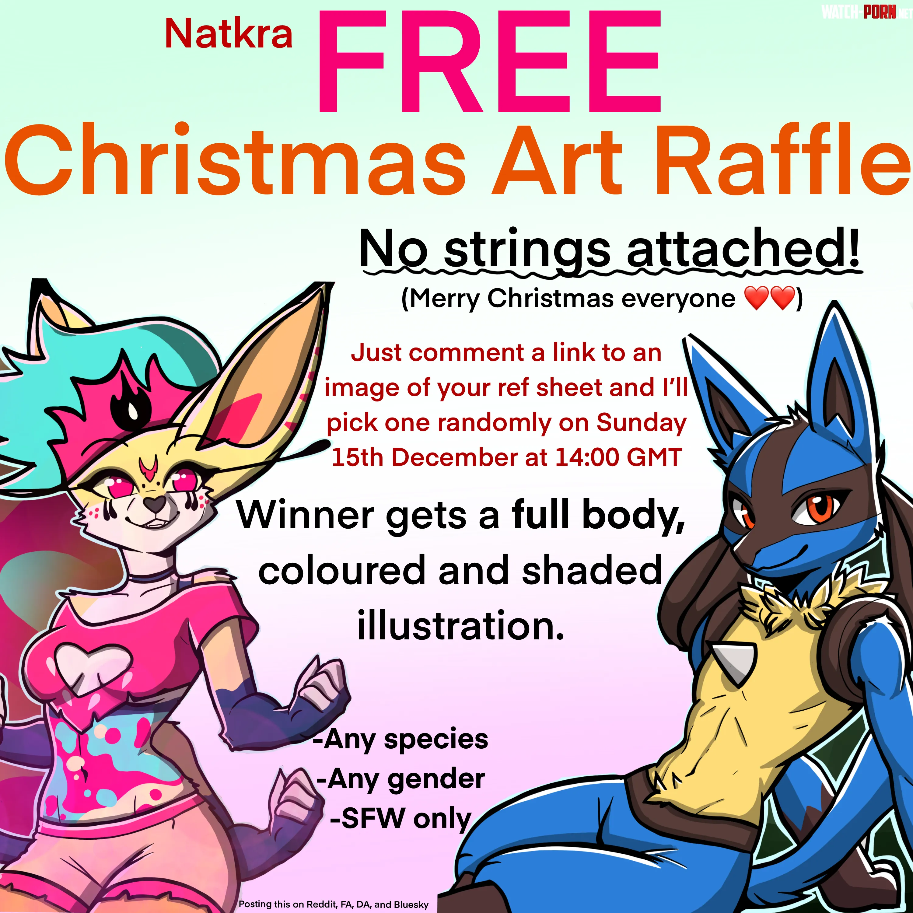 Put a link to your ref in the comments to enter   by ThatMako