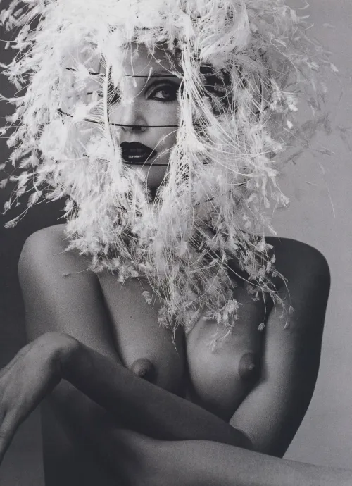 Thumbnail Nadja Auermann Captured by Irving Penn - NSFWfashion Exclusive by GarbegeMan