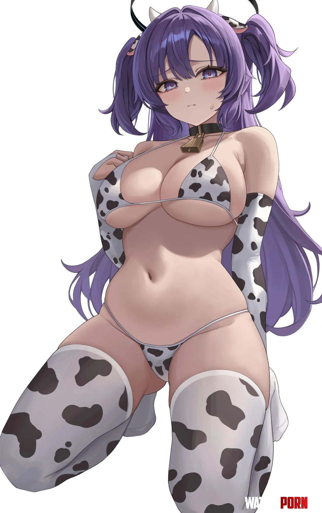 Cow bikini Yuuka Blue Archive by xSaviour_N