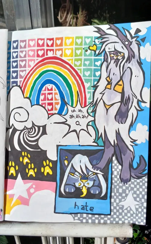 Thumbnail Colorful Creations: Artistic Insights from ellomus | furry