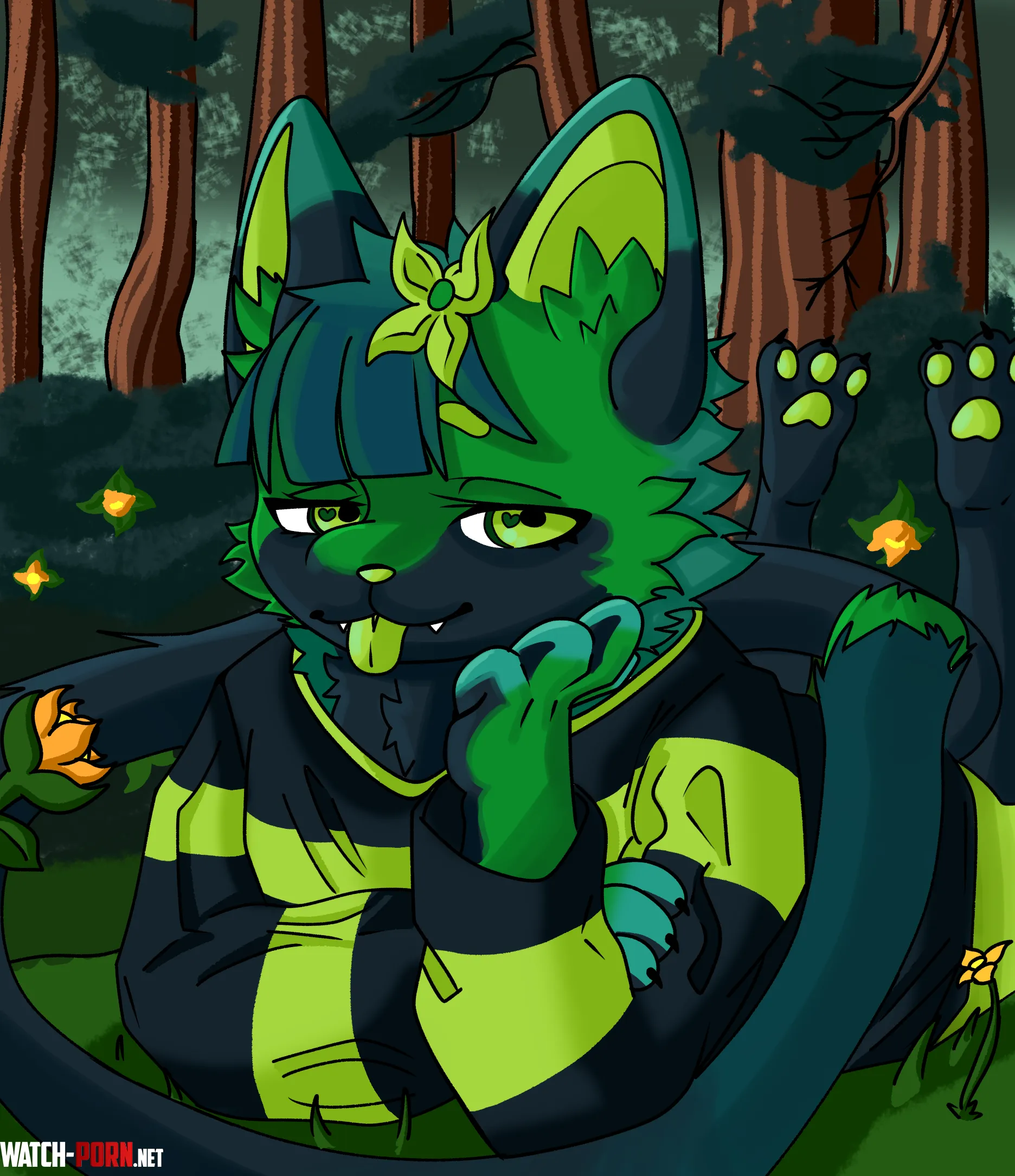 Maize Art and OC by me  by nightbuster3245