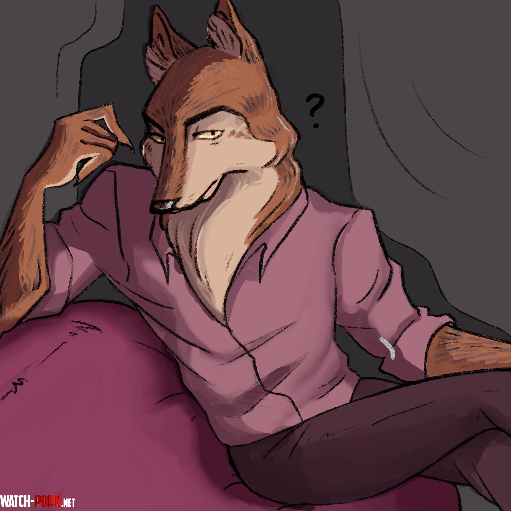 Lounging oc by ponytheft