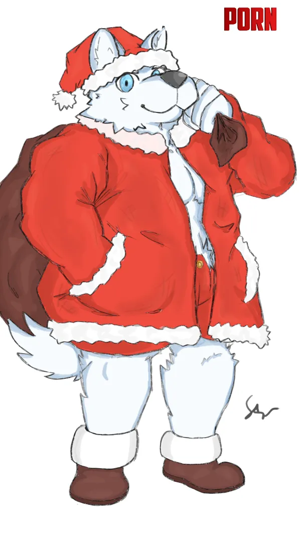 OC Santa is coming to town by Starlit_Fox