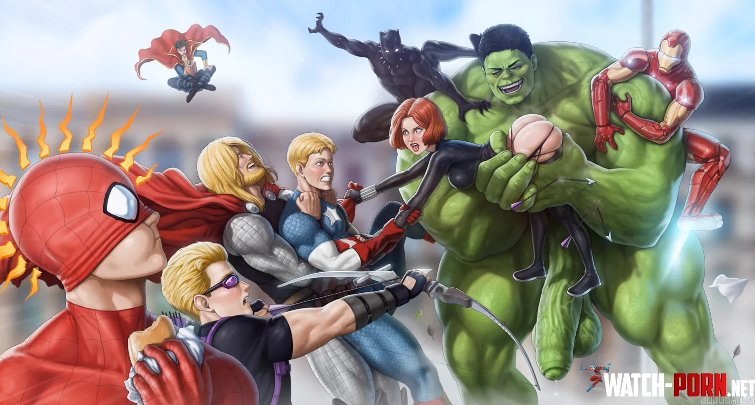Avengers atremble JojoBanks Marvel Comics by EnigmusPrime