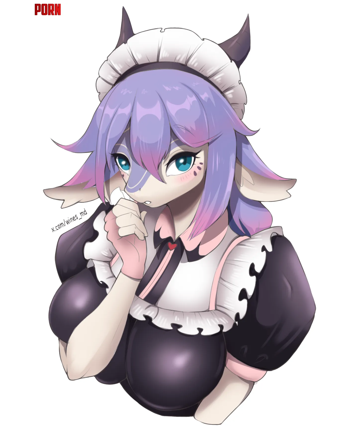 Dragon maid  art by me OC  LCShian  by Th_Win
